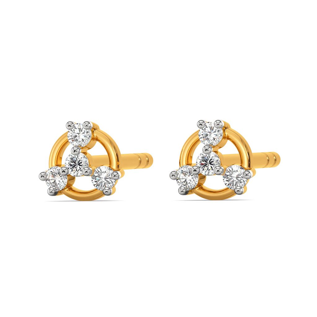 Spin the Wheel Diamond Earrings