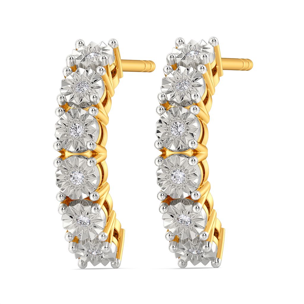Twinkle Orbs Diamond Earrings