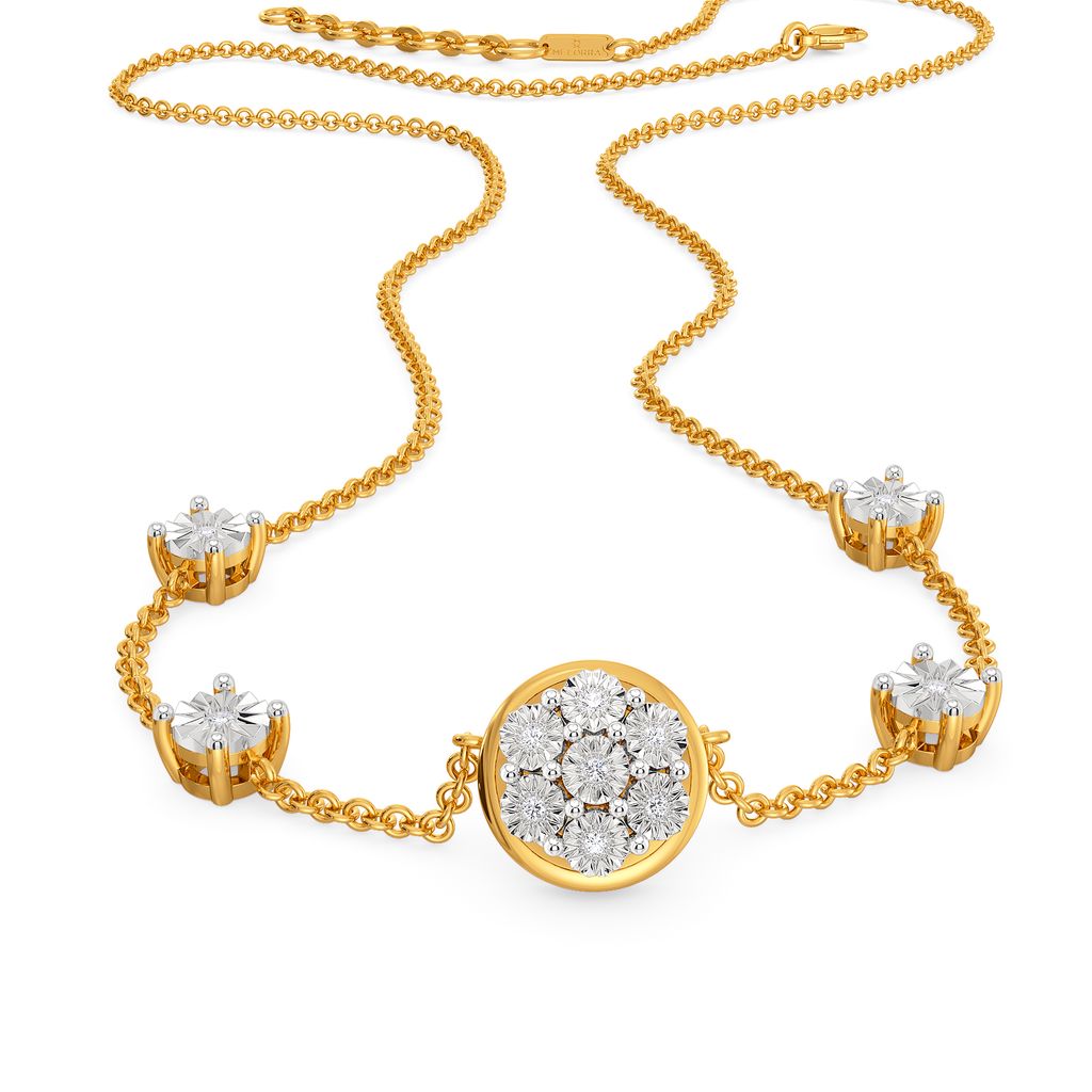 Dazzle N Loop Diamond Necklaces
