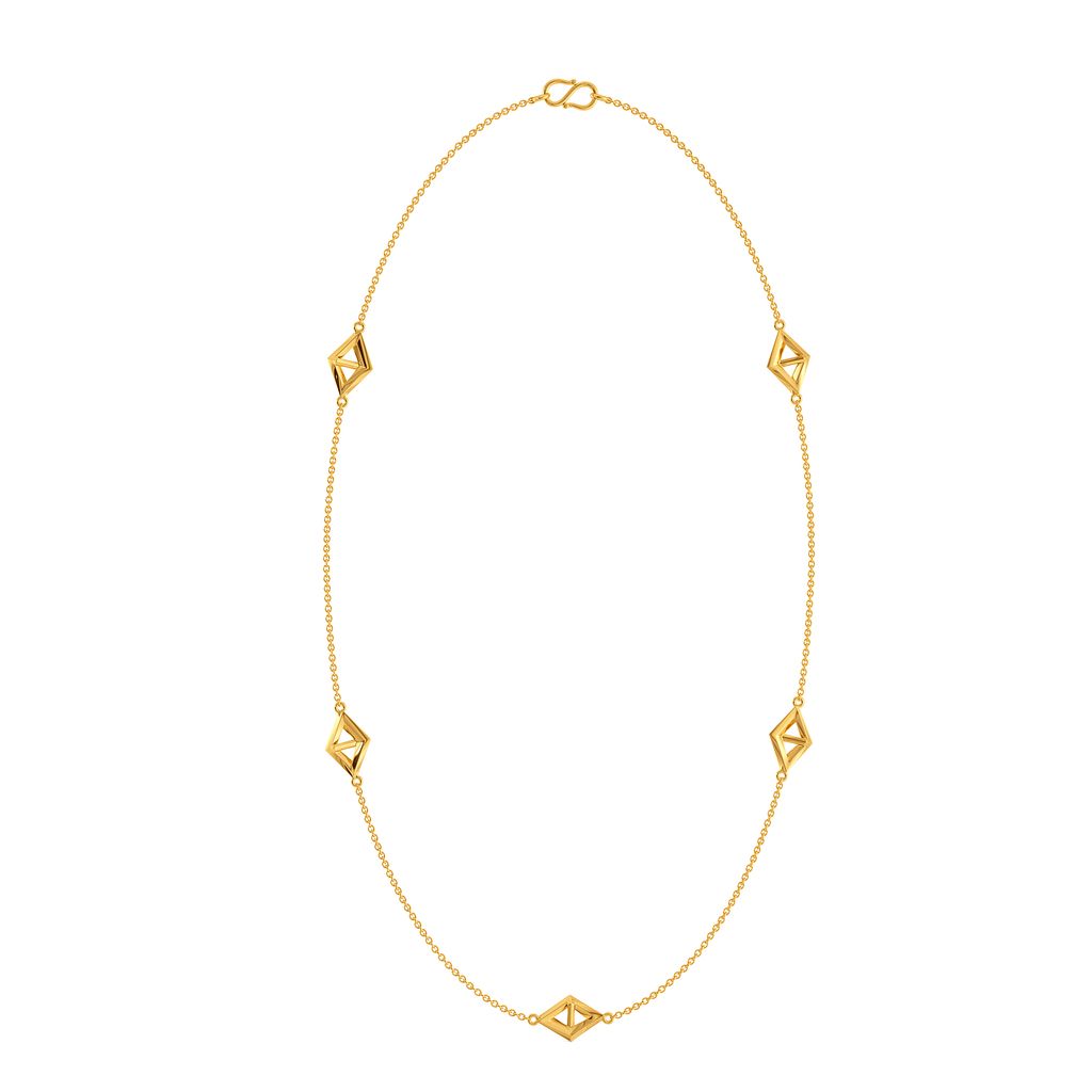 Rhomb Com Gold Chains