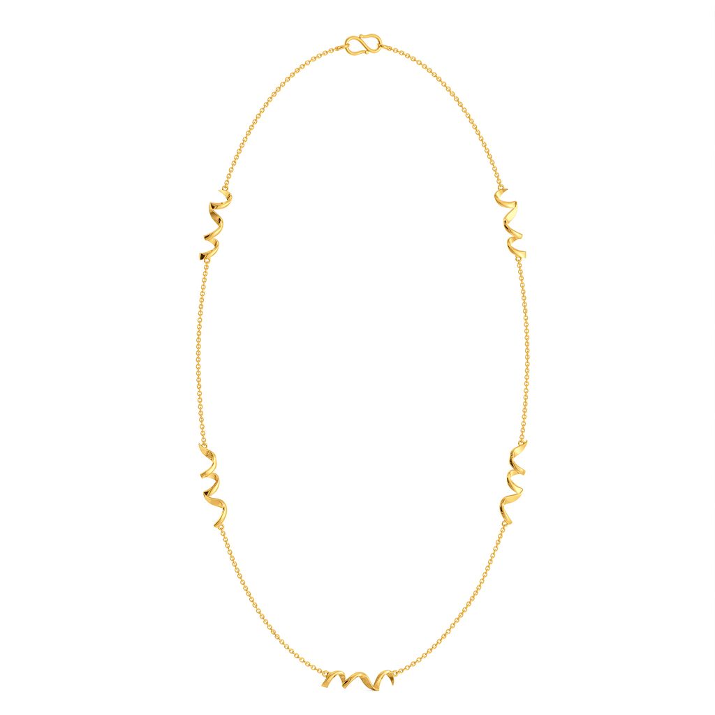 Sash Swirls Gold Chains