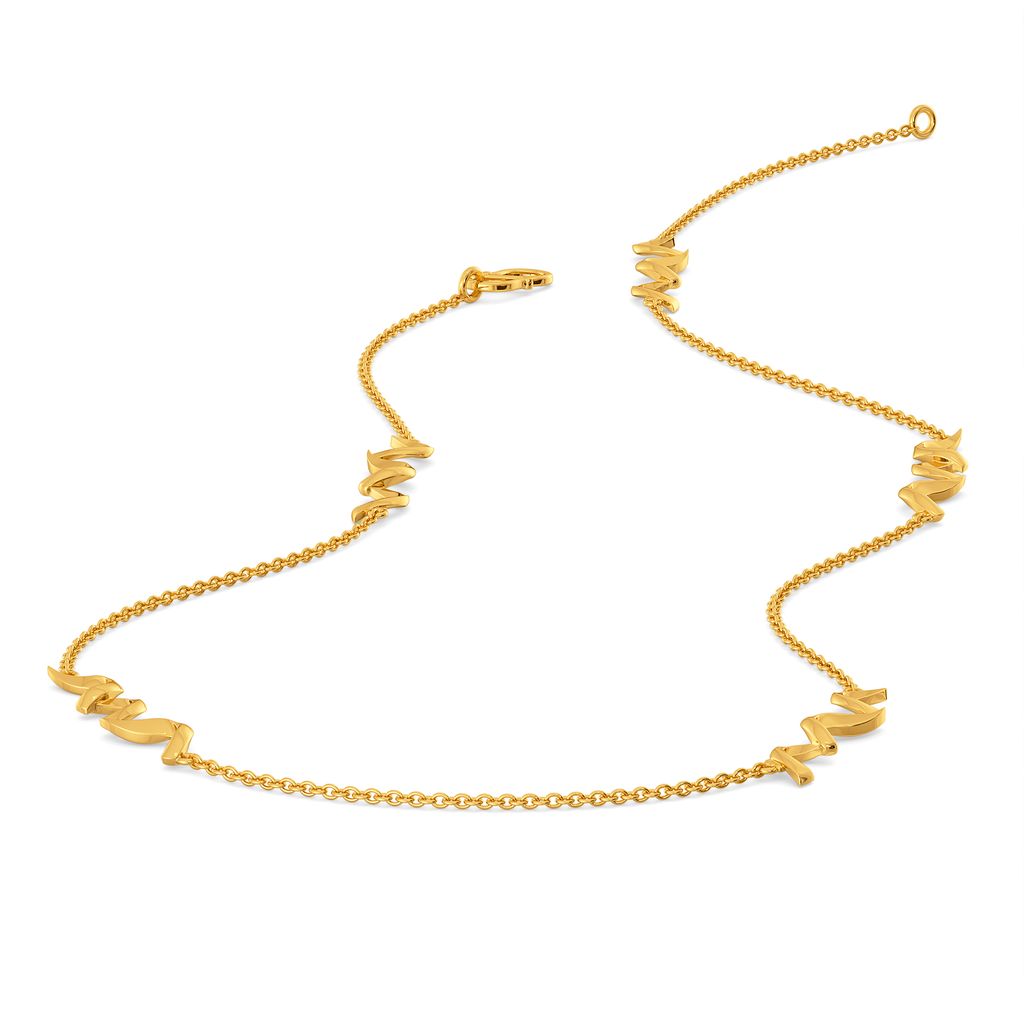 Sash Swirls Gold Chains