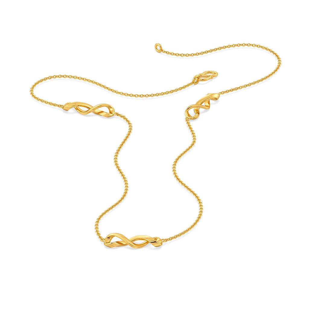 Cinch Strapped Gold Chains