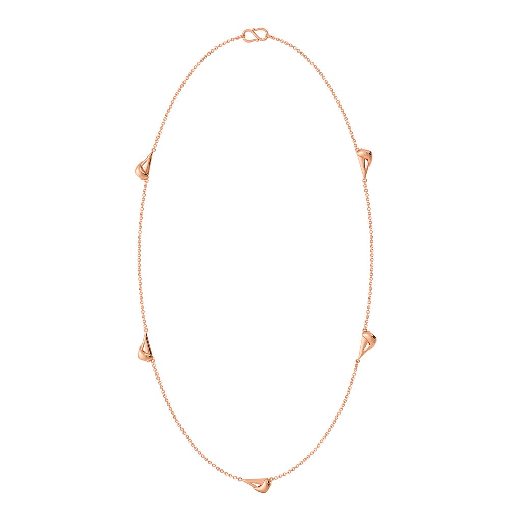 Rose Clad Gold Chains