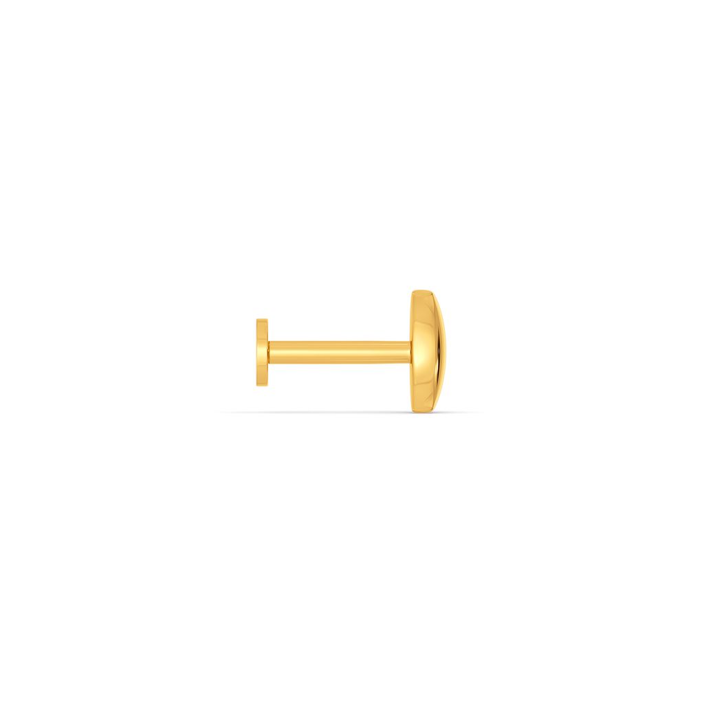 Cresent O Chic Gold Earrings