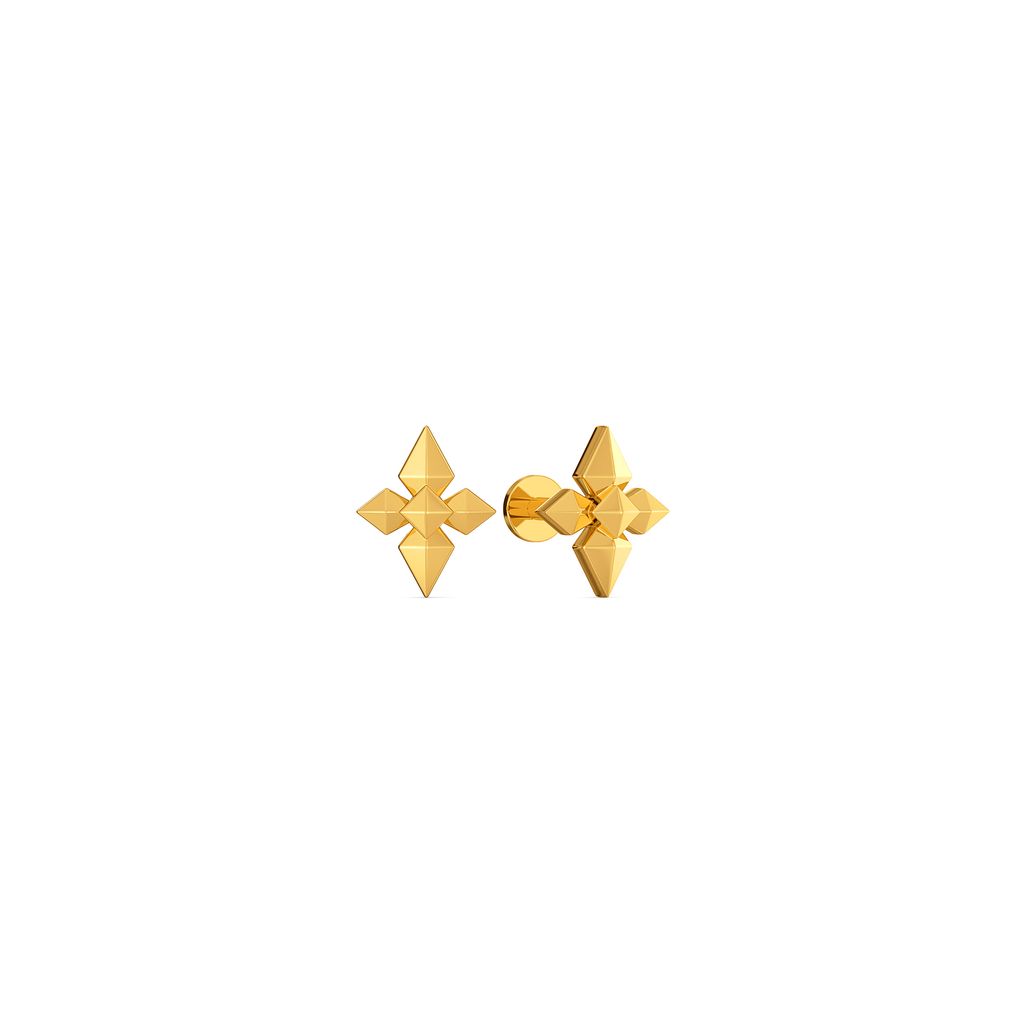 Star Avatar Gold Earrings