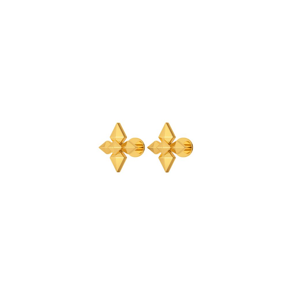 Star Avatar Gold Earrings