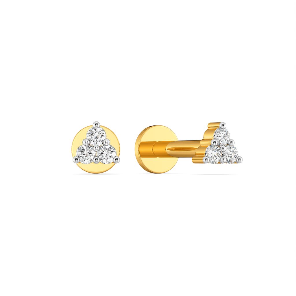 Me Three Diamond Earrings
