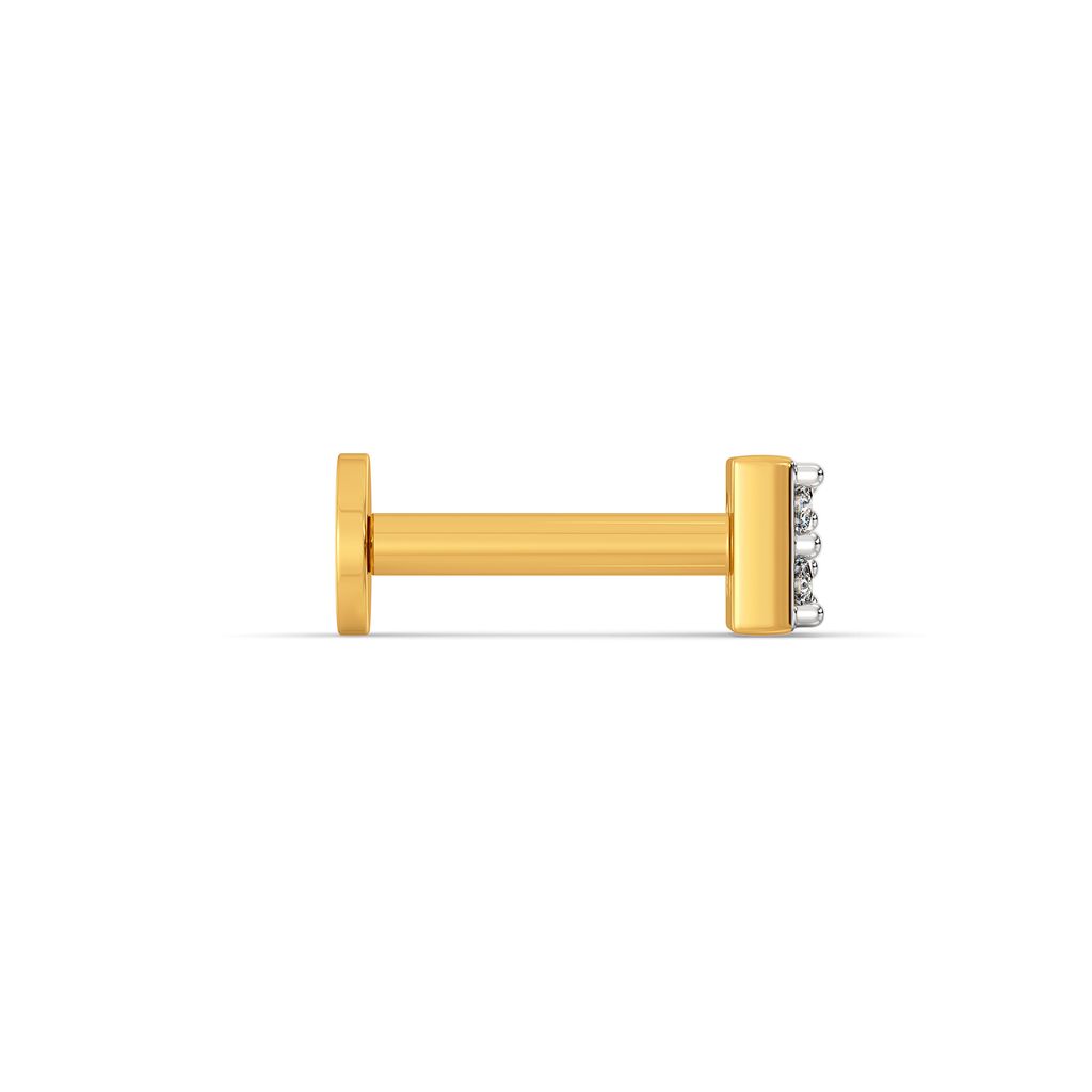 Pair So Square Diamond Earrings