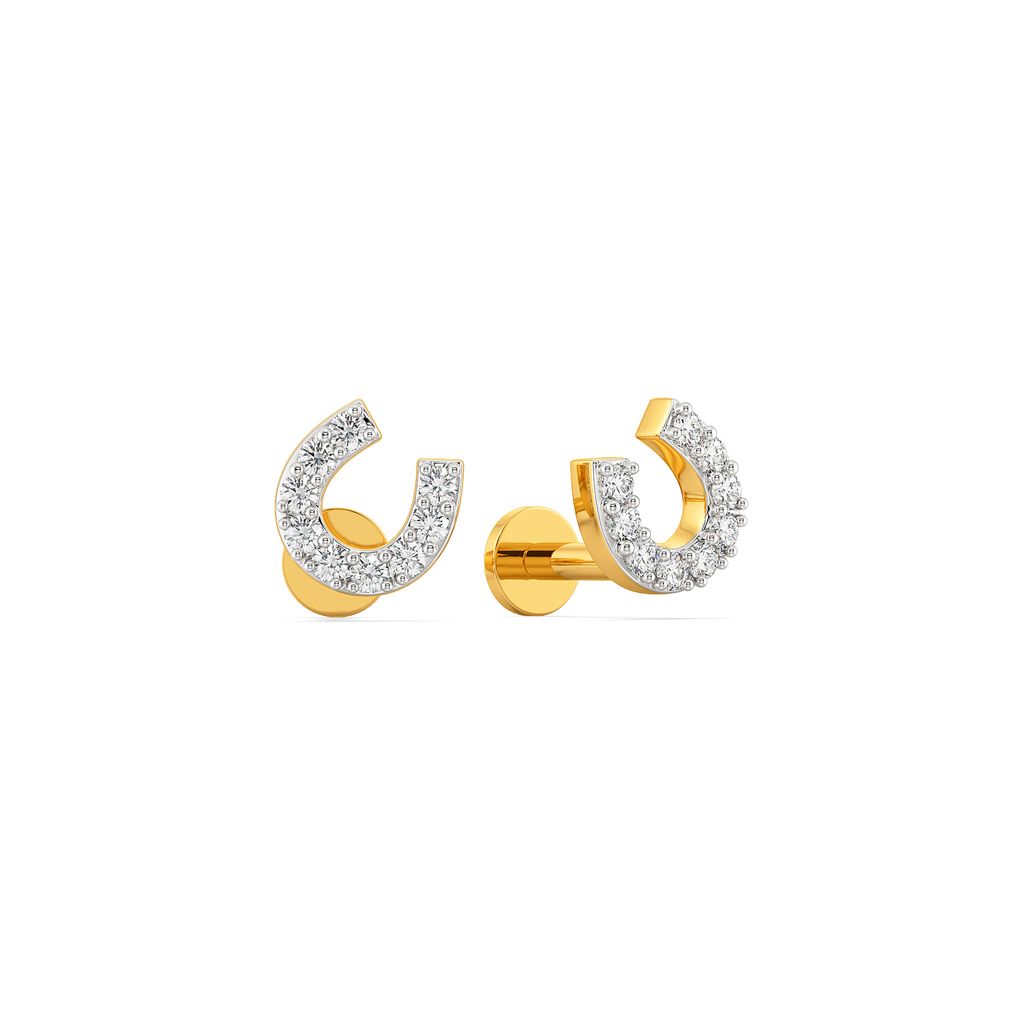 Rider Strides Diamond Earrings