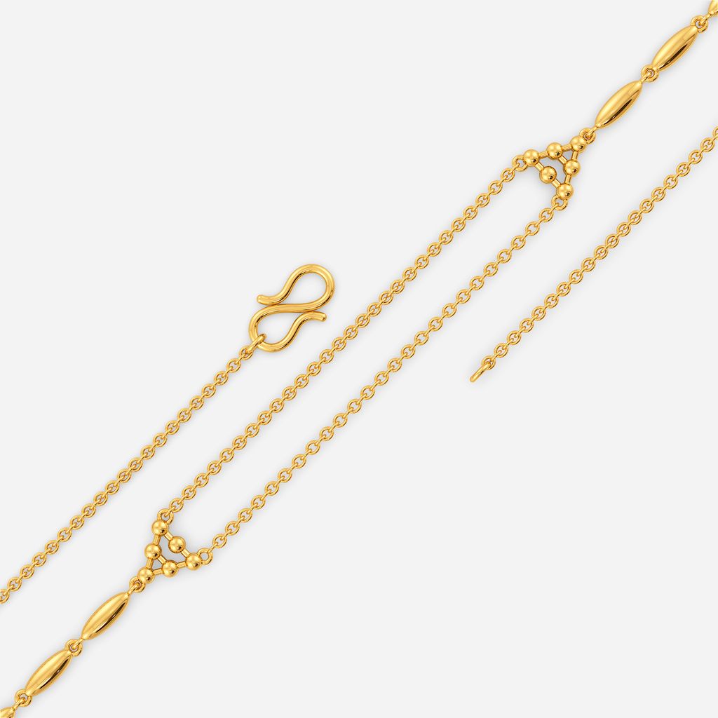 Dash N Dot Gold Chains