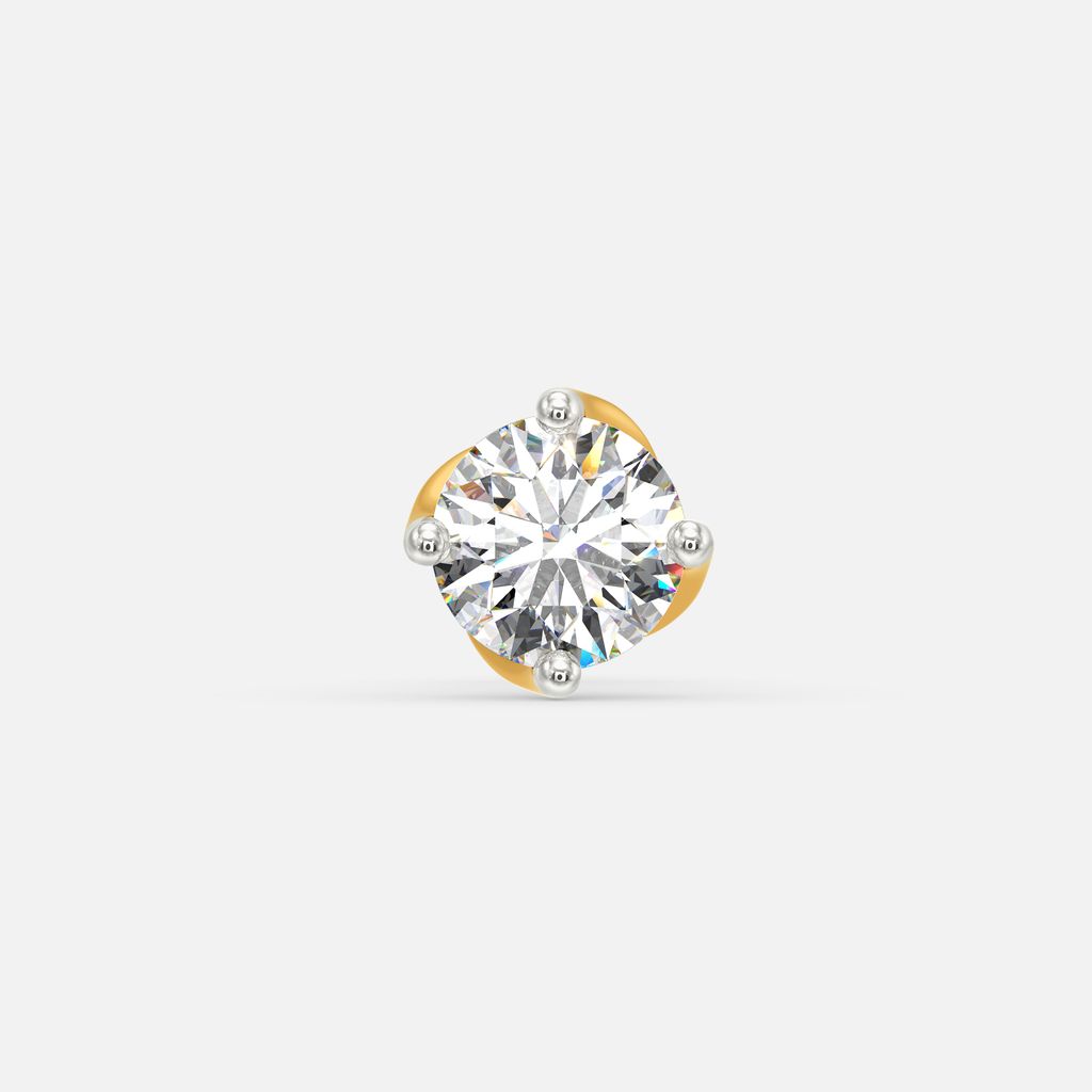 Red Romance Diamond Nose Pins