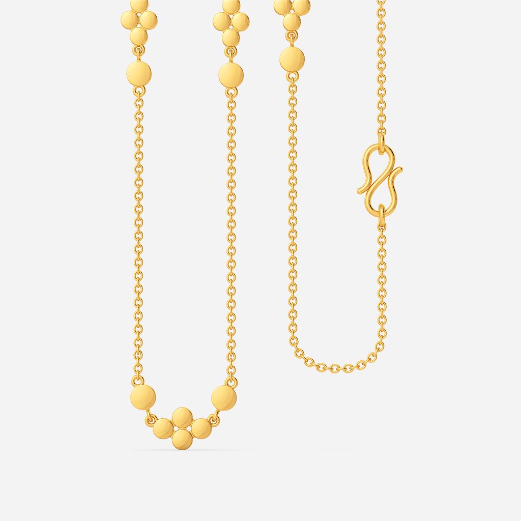 Disc O Groove Gold Chains