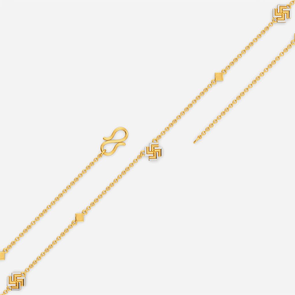 Peppy Pinwheel Gold Chains