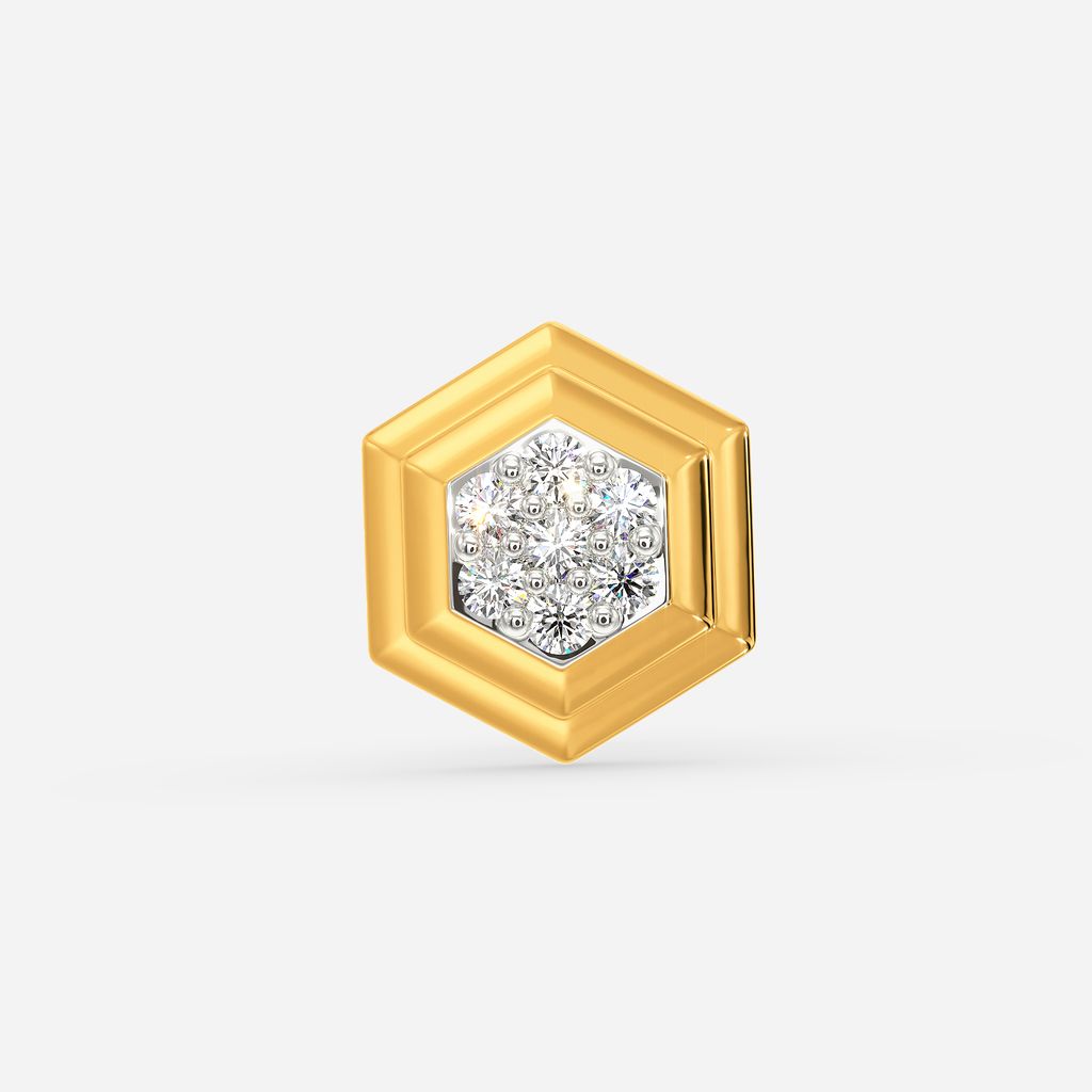 Mystic Hexa Diamond Nose Pins