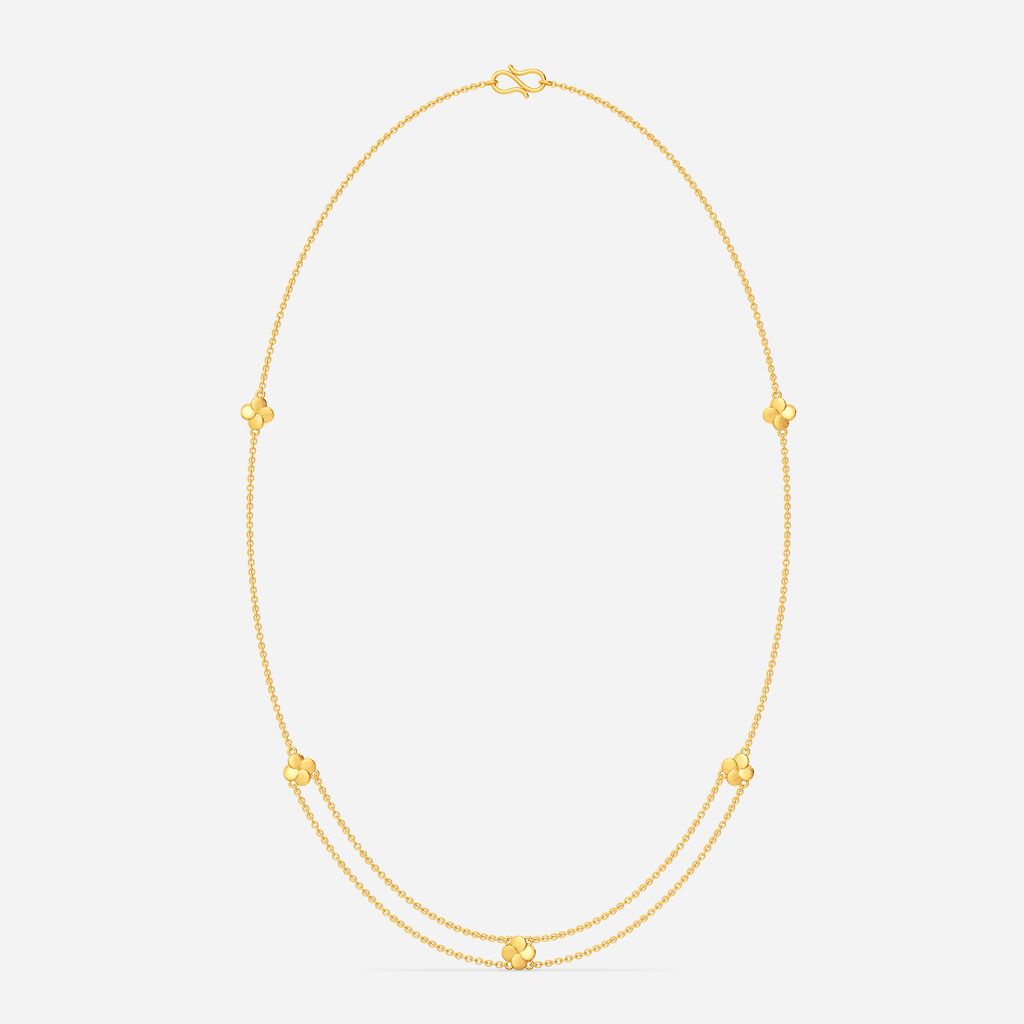 Floral Panache Gold Chains