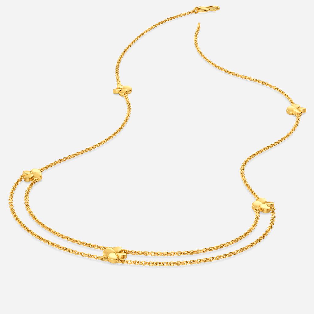 Floral Panache Gold Chains