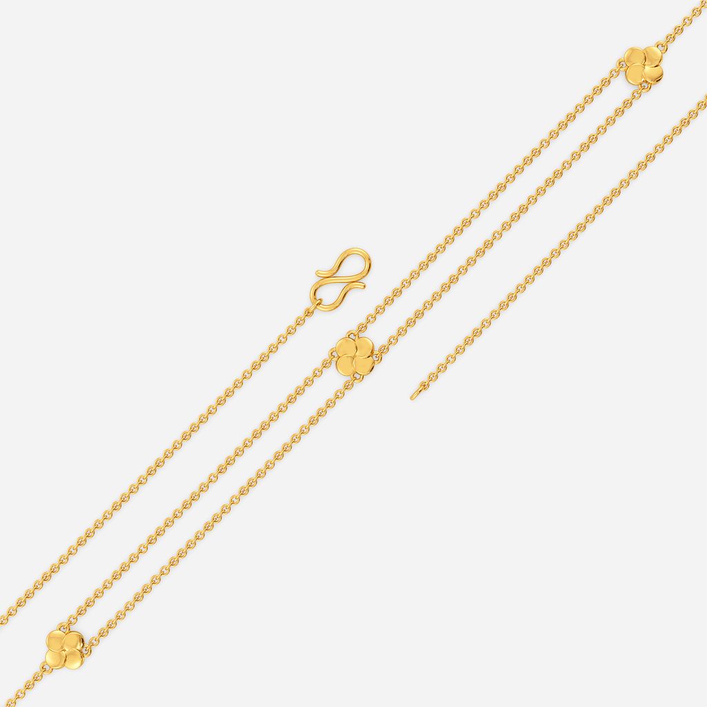 Floral Panache Gold Chains