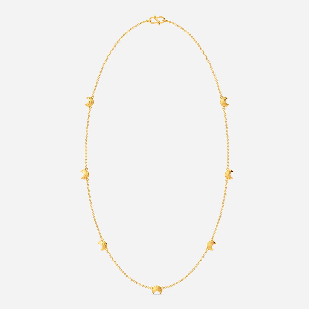 Dreamy Lunula Gold Chains
