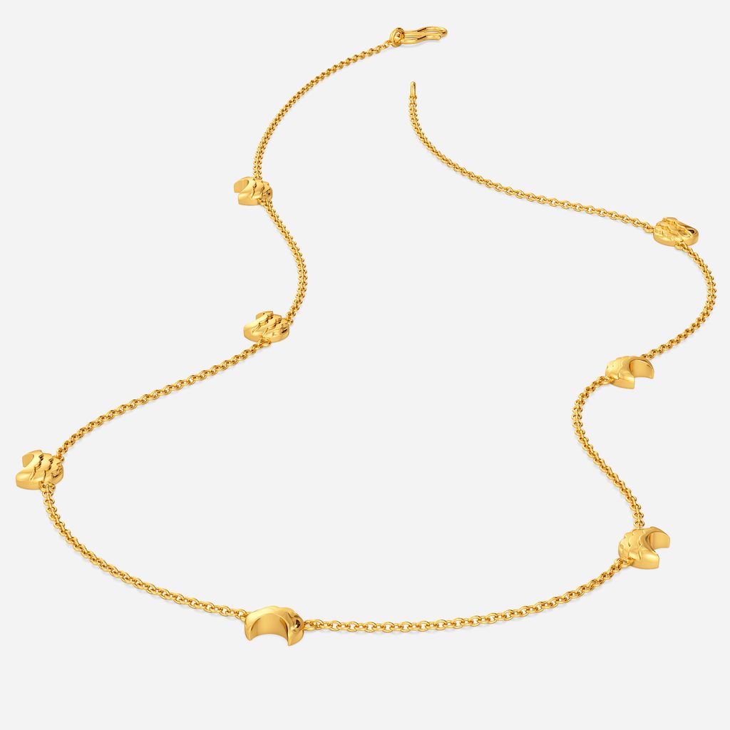Dreamy Lunula Gold Chains