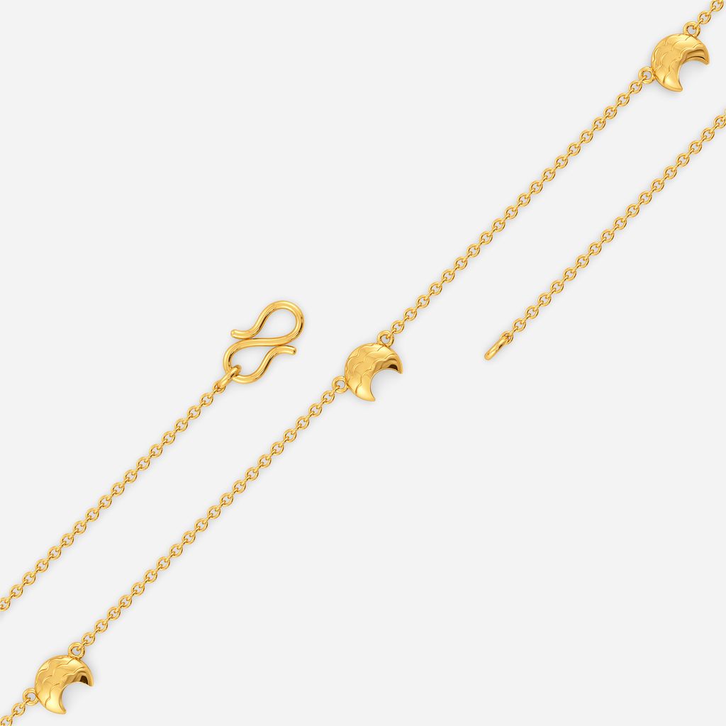 Dreamy Lunula Gold Chains