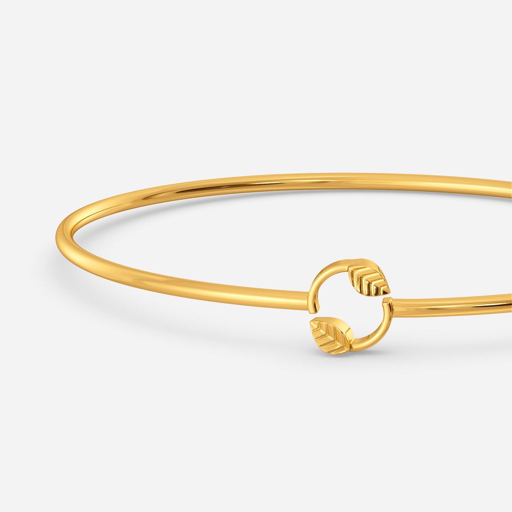Acanthus Gold Bangles