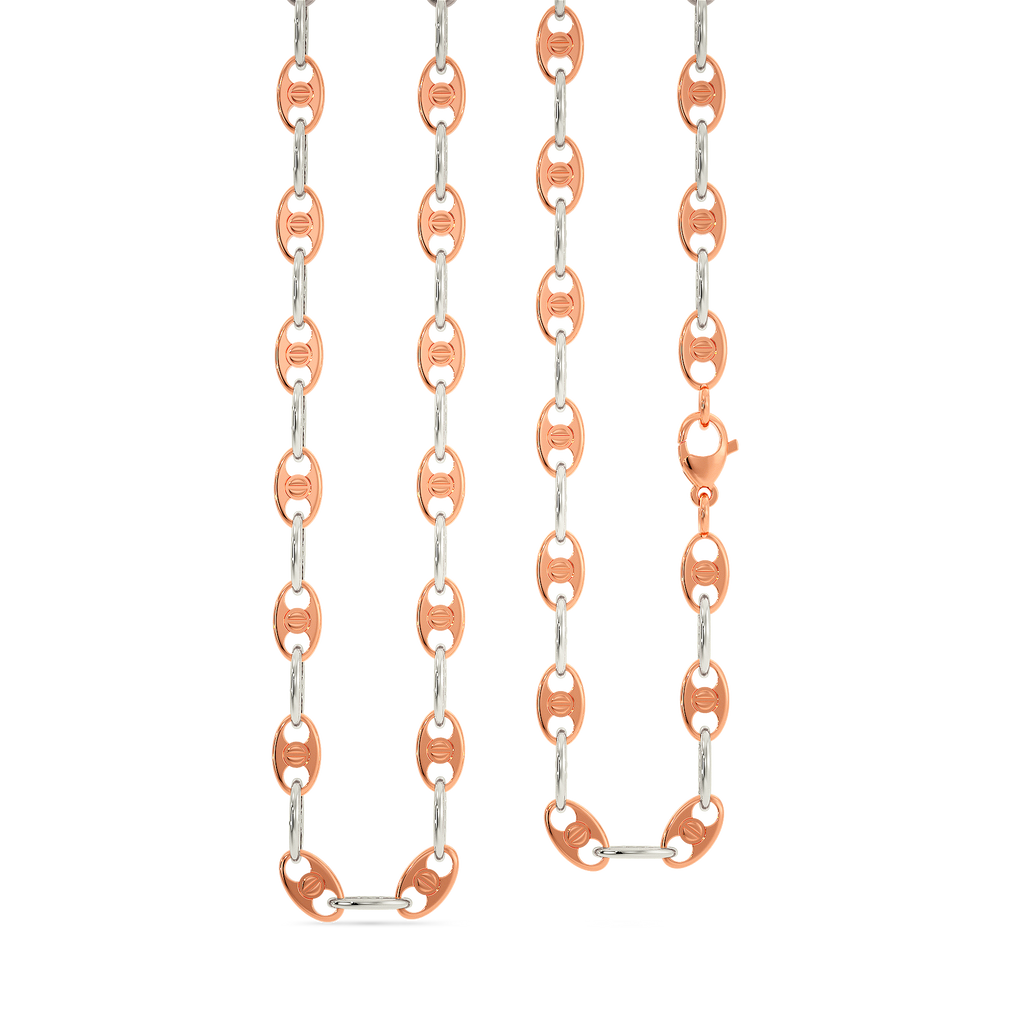 Chained In Roses Gold Chains