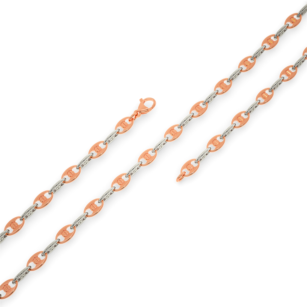 Chained In Roses Gold Chains