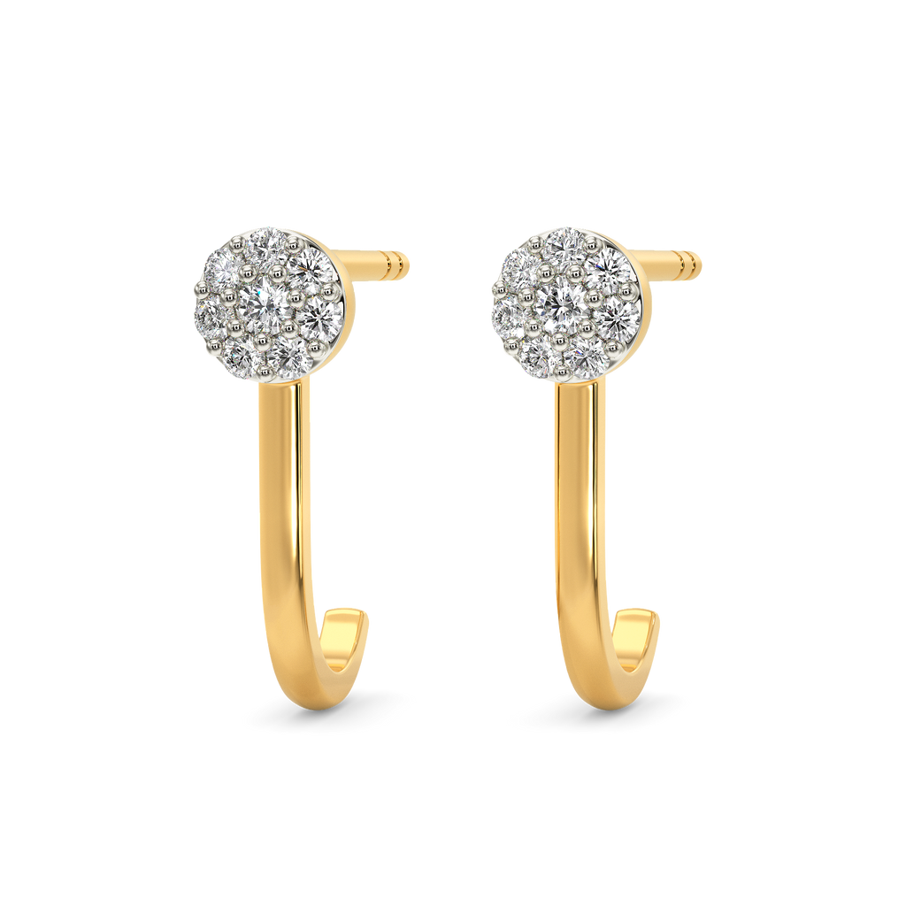 April Sun Diamond Earrings