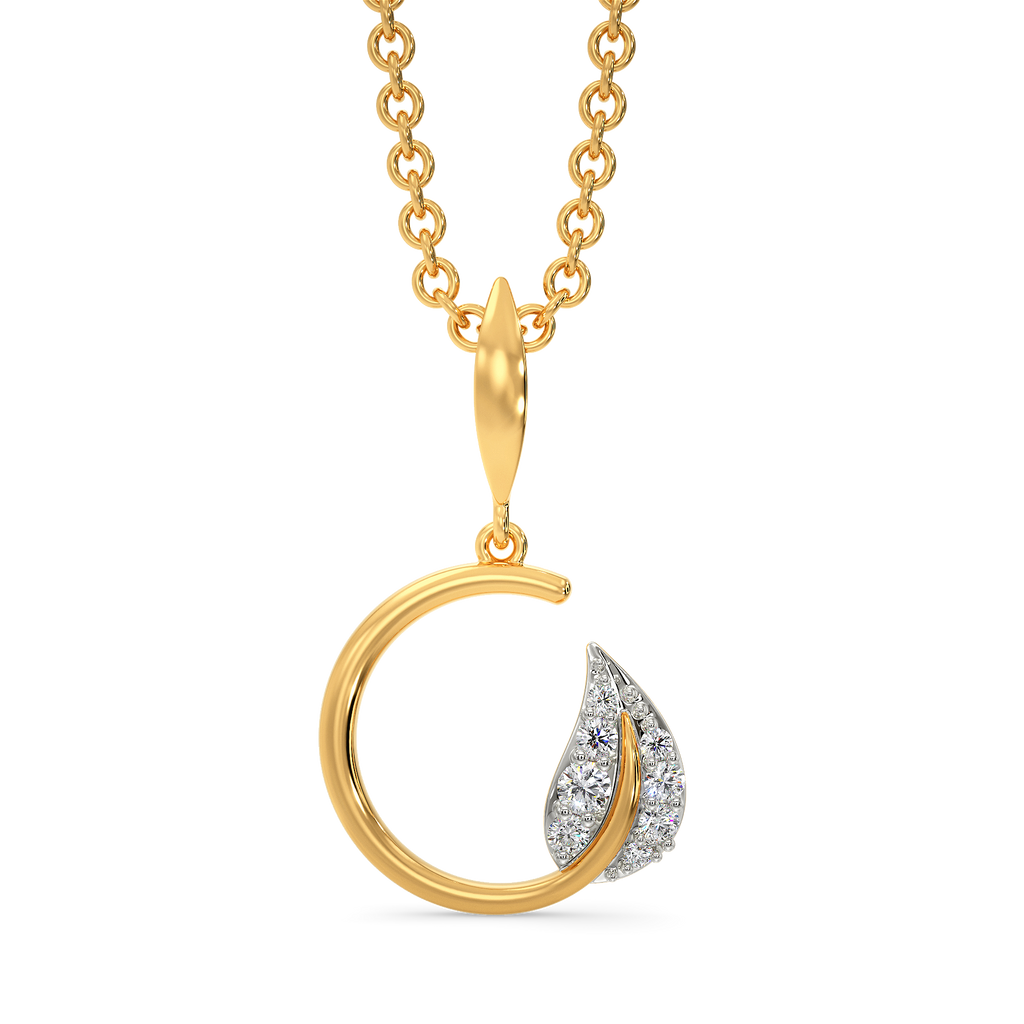 A Leafy Rhapsody Diamond Pendants