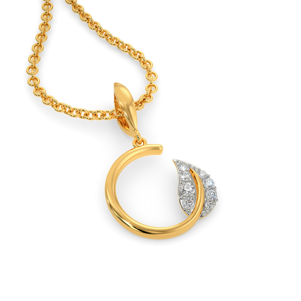 A Leafy Rhapsody Diamond Pendants