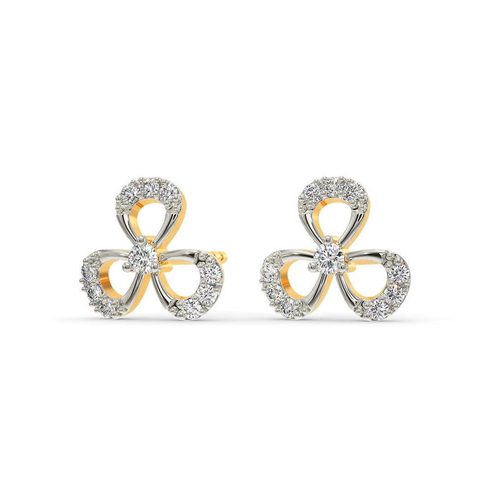 Balanced Diamond Earrings