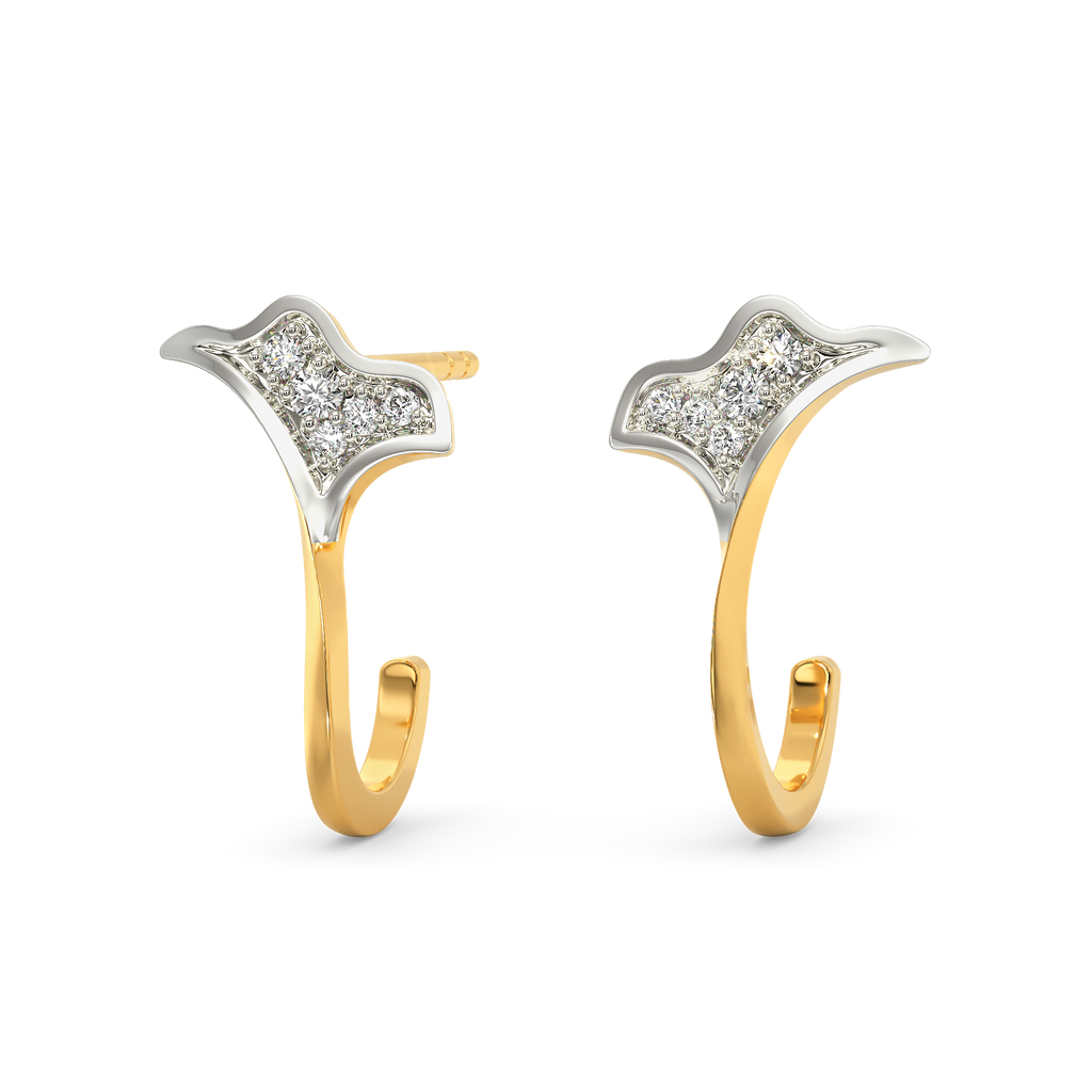 Fins Jay Diamond Earrings