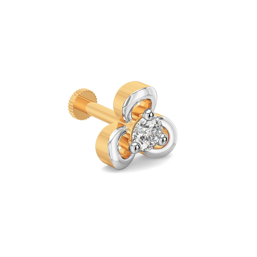 Orchestred Rhapsody Diamond Nose Pins