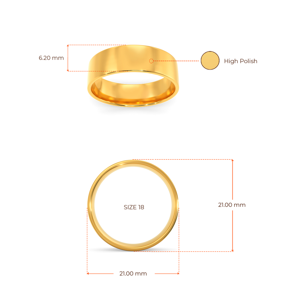 Be Minimalist Gold Rings For Men image