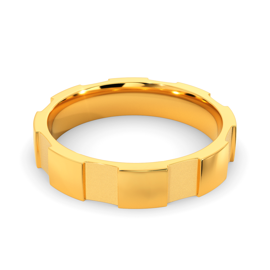 Classic Gentleman Gold Rings For Men alternate view 2