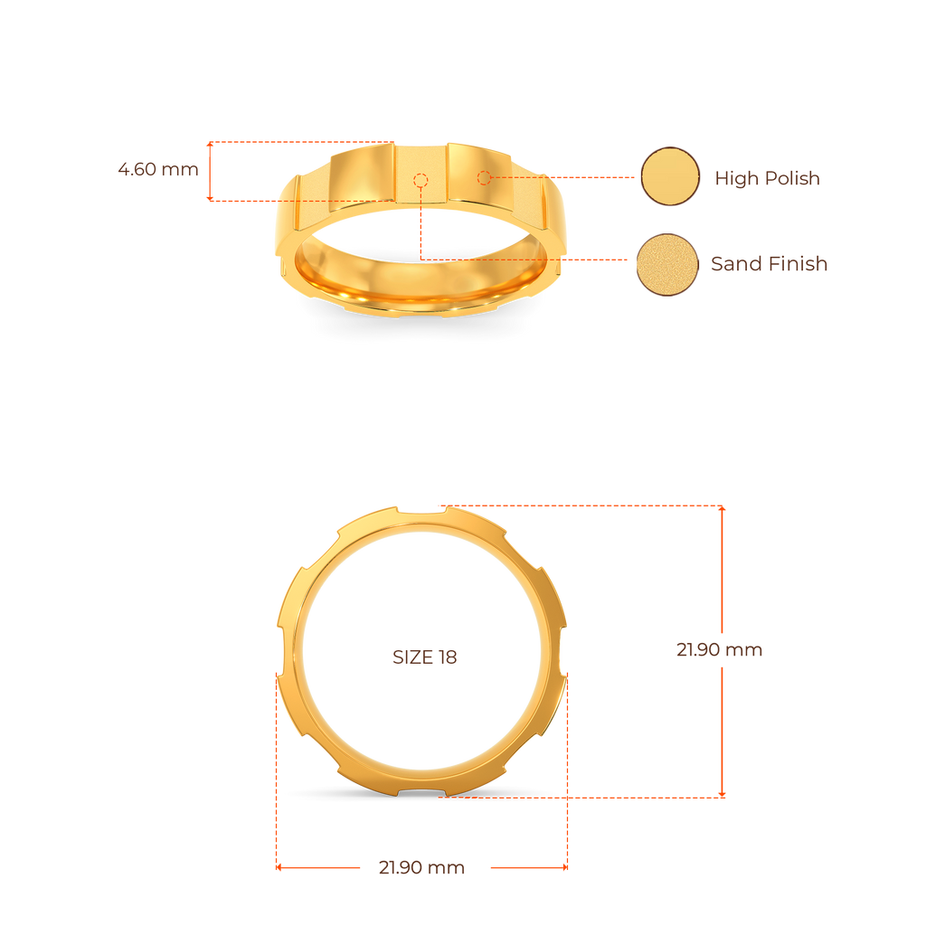Classic Gentleman Gold Rings For Men image