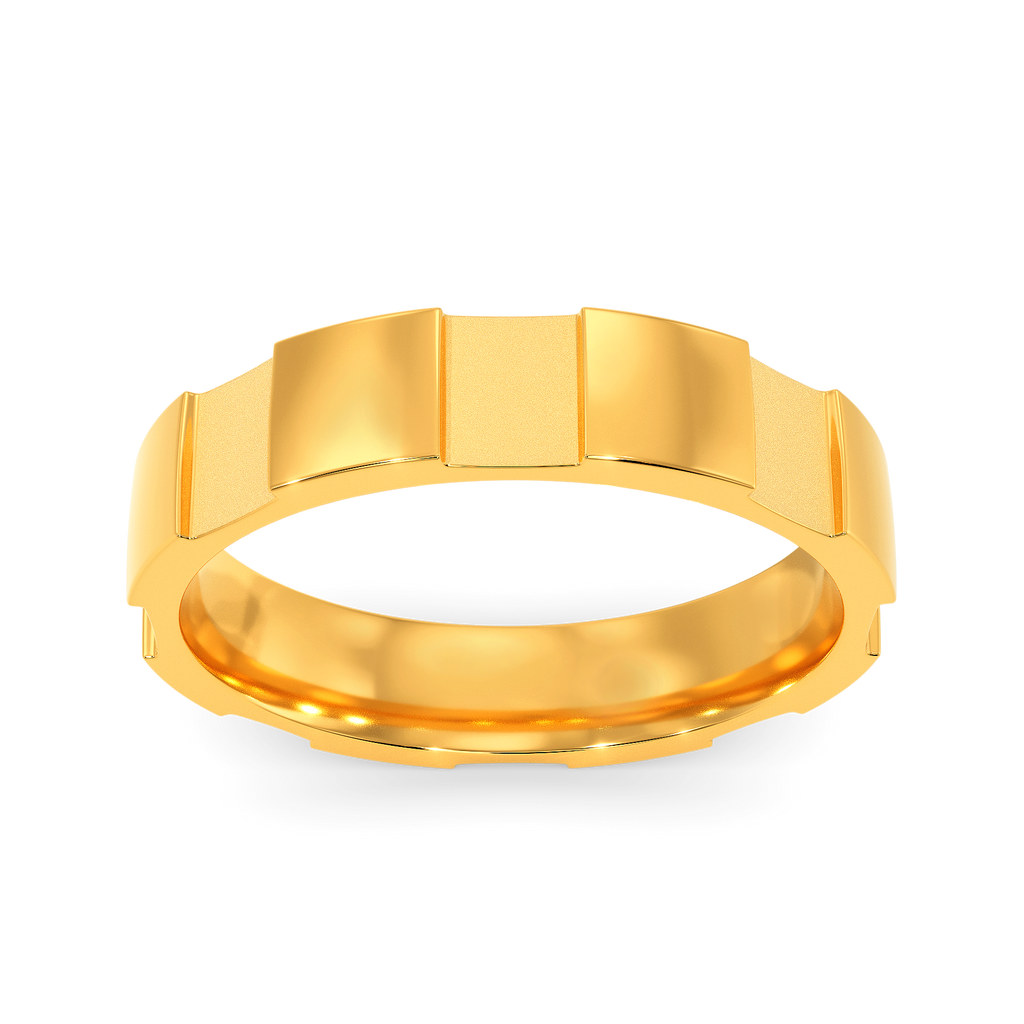 Classic Gentleman Gold Rings For Men alternate view 3