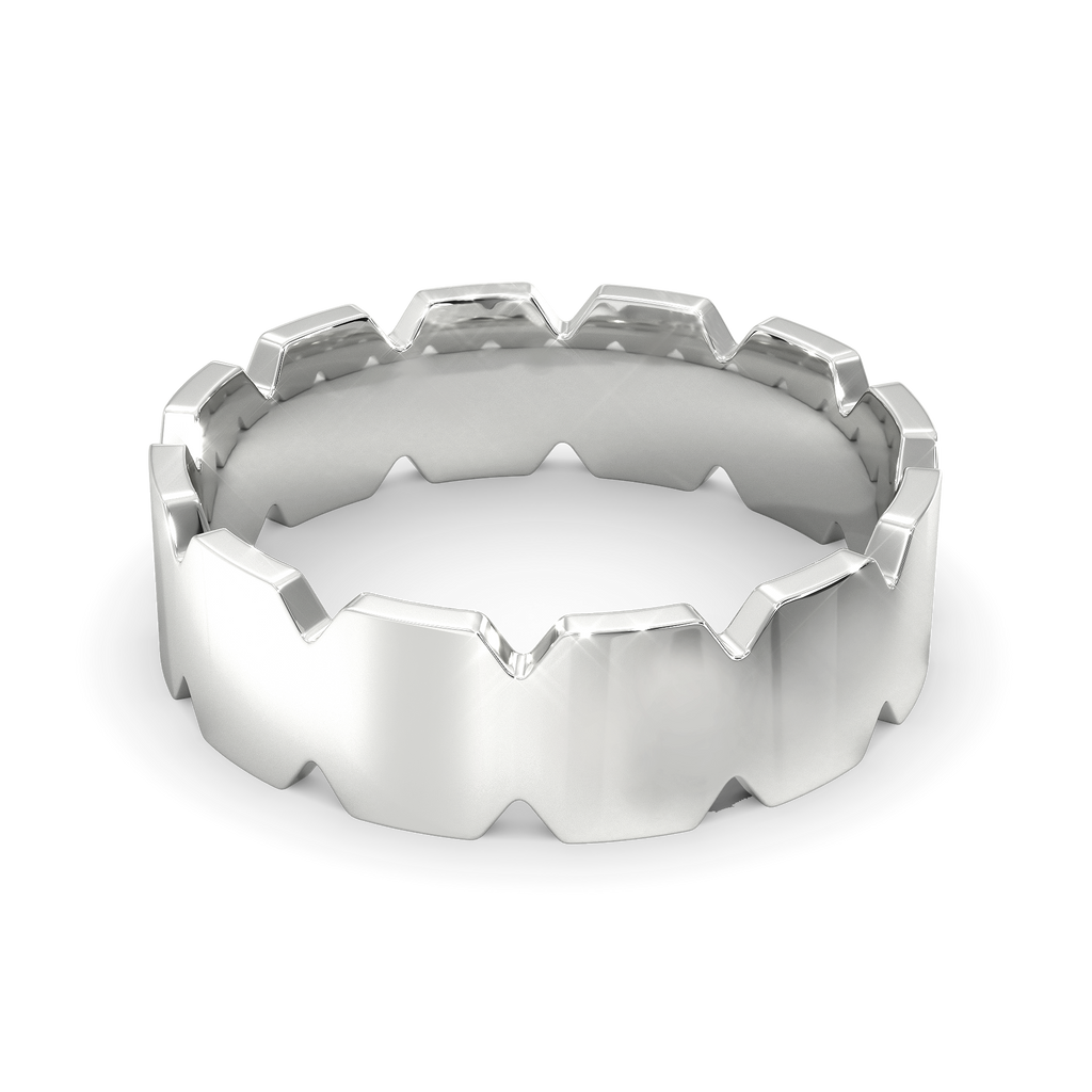 Nothing But Shine Gold Rings For Men alternate view 2