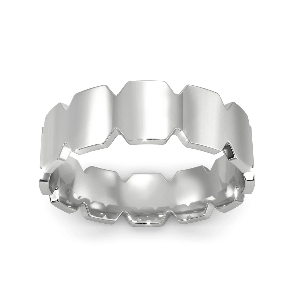 Nothing But Shine Gold Rings For Men alternate view 3