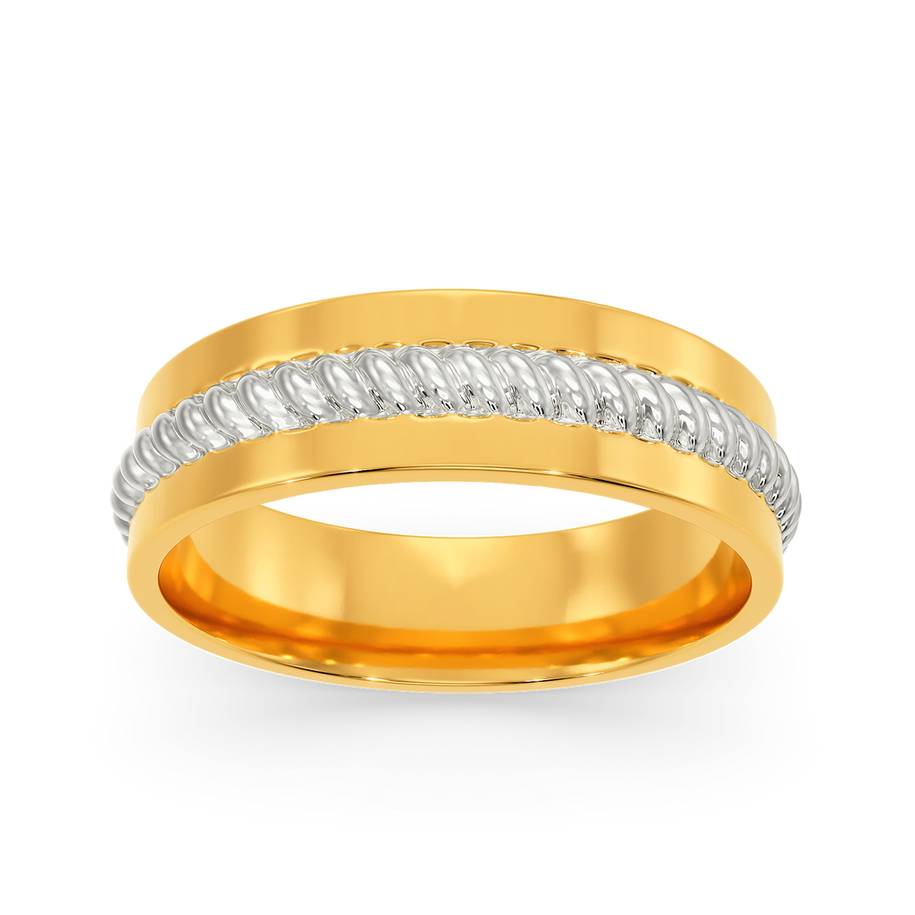 Crisp N Shine Gold Rings For Men alternate view 3