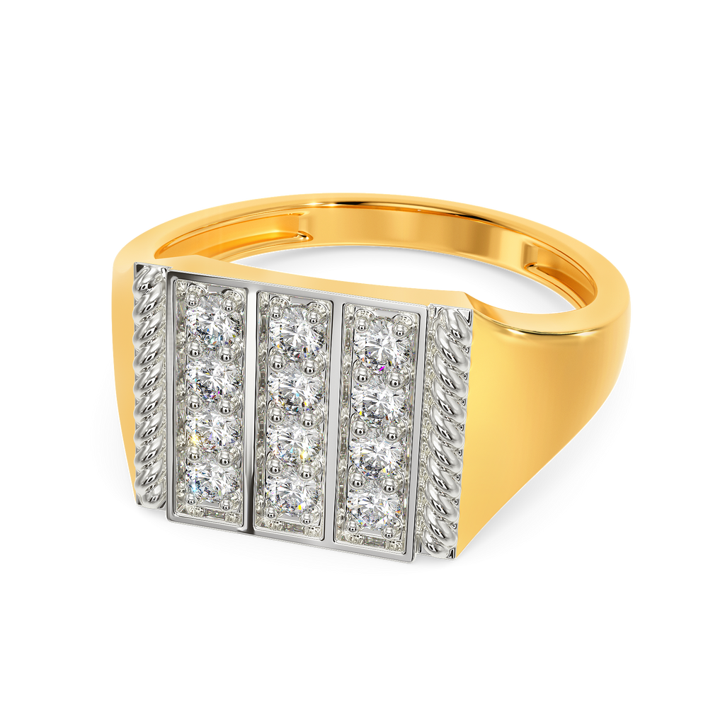 Little Jazzier Diamond Rings For Men alternate view 2