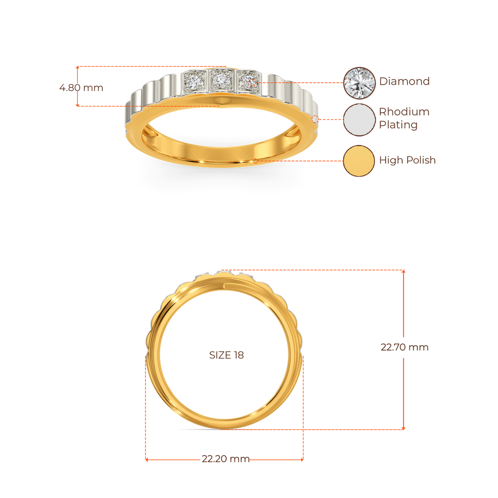 Nod To The Pop Star Diamond Rings For Men image