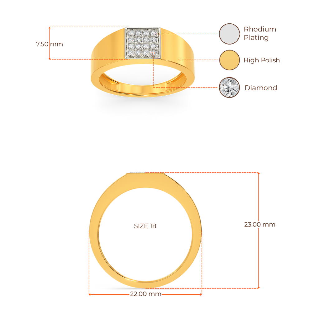 So Dignified Diamond Rings For Men image