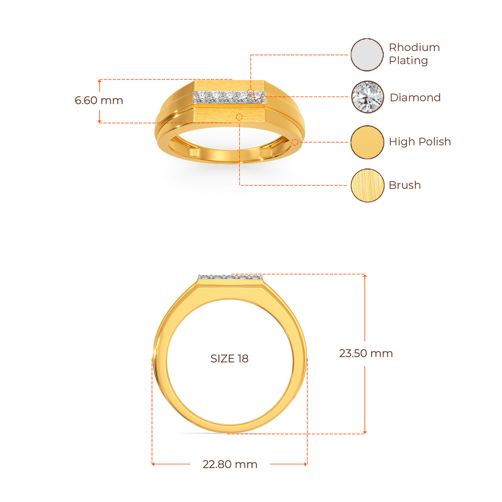 Rising To Fame Diamond Rings For Men image