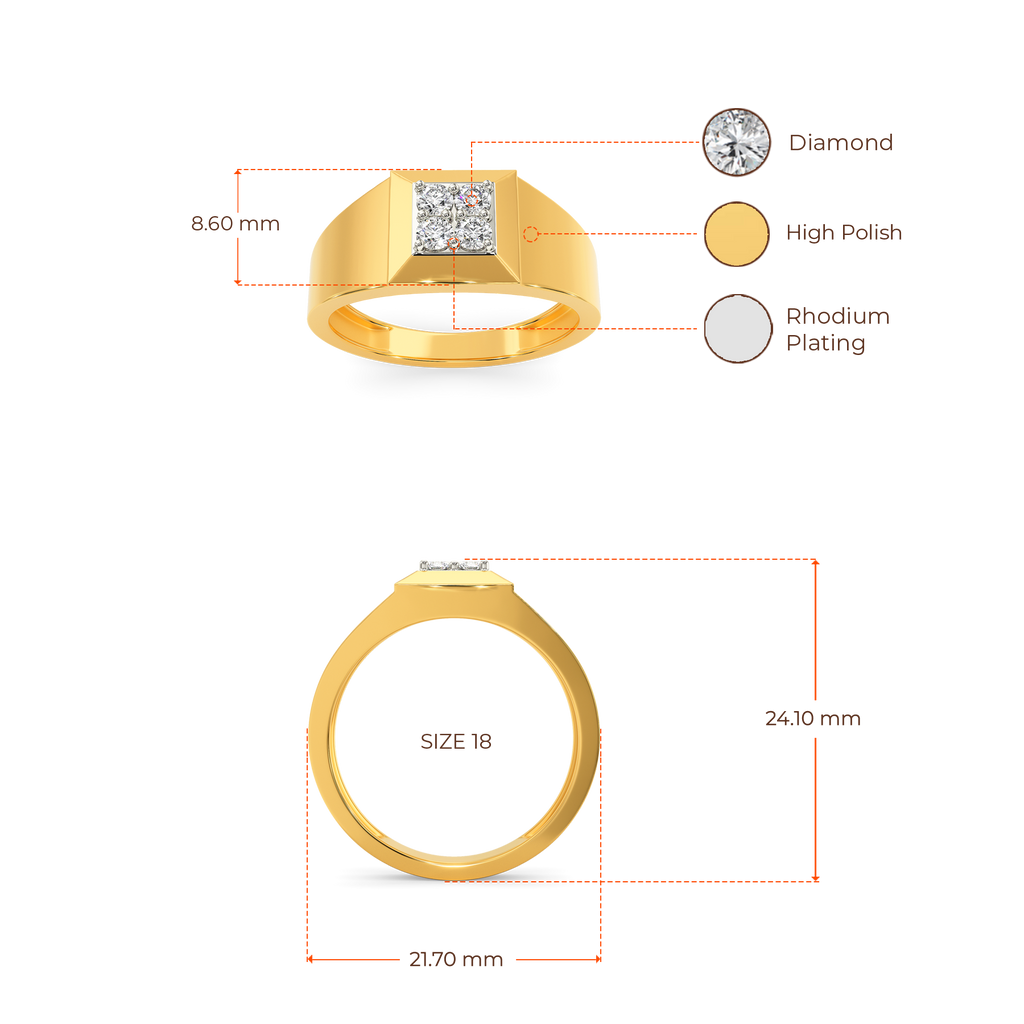 Watch In Wonder Diamond Rings For Men image
