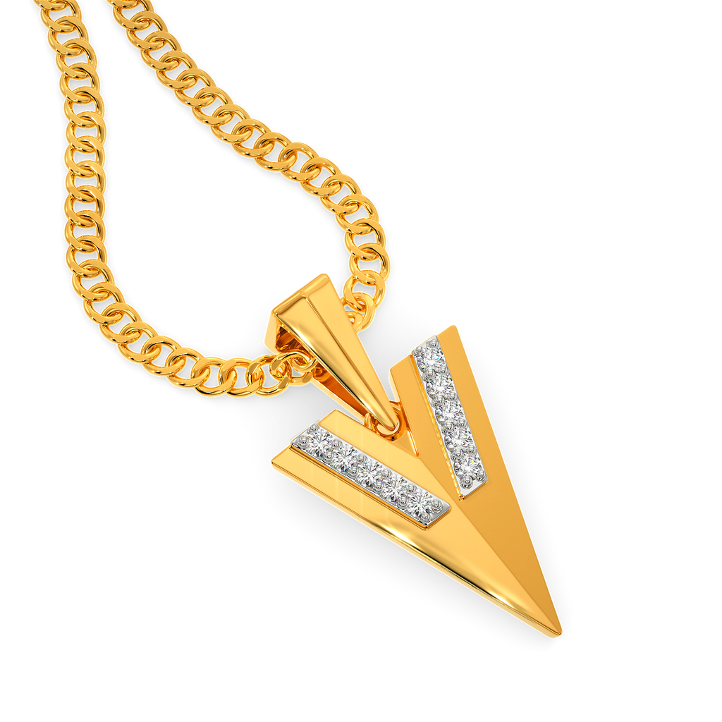 Alpha Diamond Pendants For Men