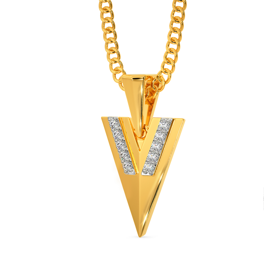 Alpha Diamond Pendants For Men