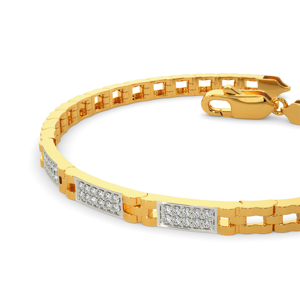 Blow In The Wind Diamond Bracelets For Men