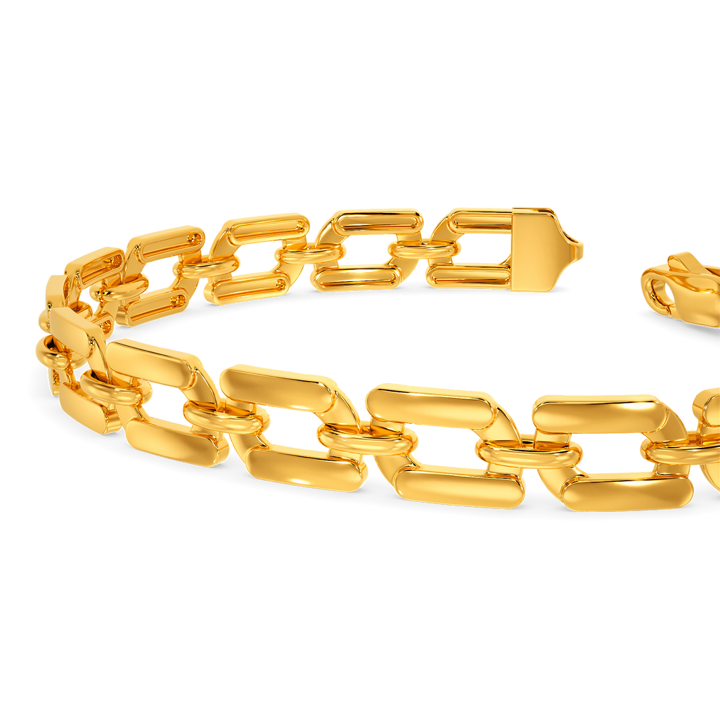 Uplifted Gold Bracelets For Men
